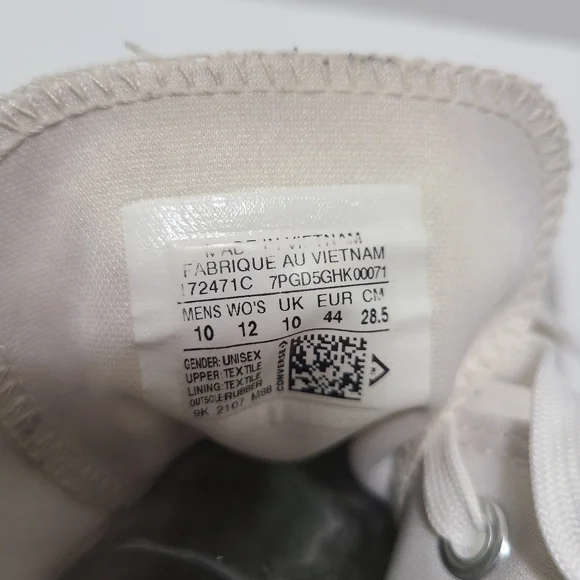 Converse Chuck Taylor All Star CX Future Utility White Casual Size 10 Mens/12 Wo - Picture 11 of 11